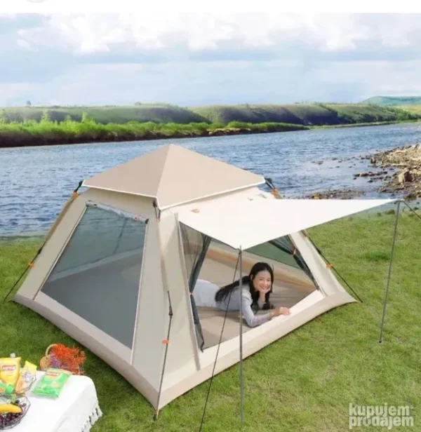 Automatski Šator za Kampovanje 220x220cm Vodootporan