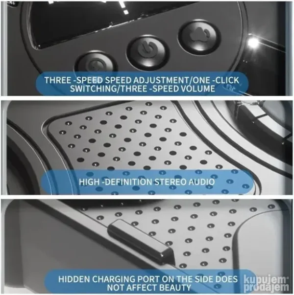 Muzička tabla za boks 32x28 cm, LED svetlo + rukavice