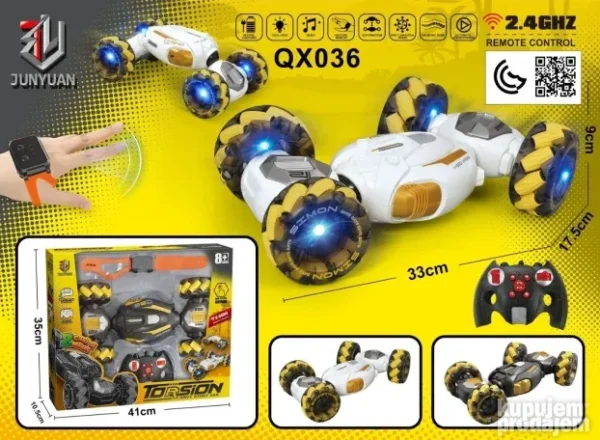 Twist Climbing Car RC Auto za sve terene 4x4, Kontrola Pokreta