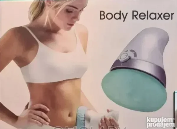 Električni masažer Body Relaxer sa mekanom podlogom i platnenom navlakom, namenjen relaksaciji mišića i masaži celog tela.