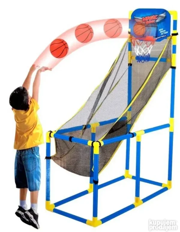Veliki Kosarkaski Set za Sobu Lux Shop - Stabilna Konstrukcija