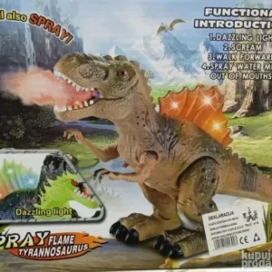 🦖 Realistični Dinosaurus Igračka sa Efektom Vatre i Parom!