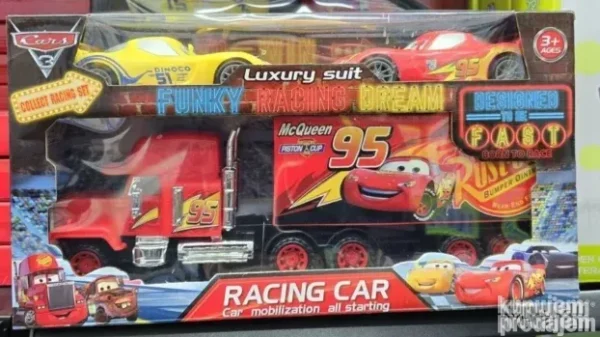 Cars Set Kamion + 2 Autića za Trke | Luksuzni Poklon za Decu