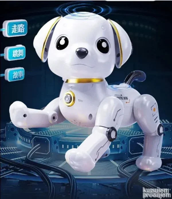 Pametni RC Robot Pas na Daljinski | Interaktivna Programabilna Igračka