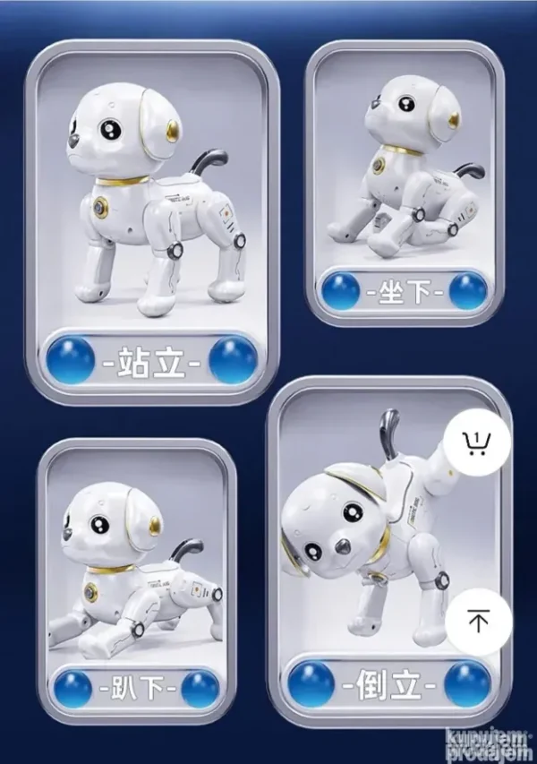 Pametni RC Robot Pas na Daljinski | Interaktivna Programabilna Igračka