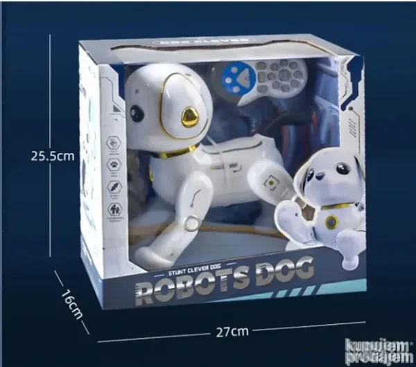 Pametni RC Robot Pas na Daljinski | Interaktivna Programabilna Igračka