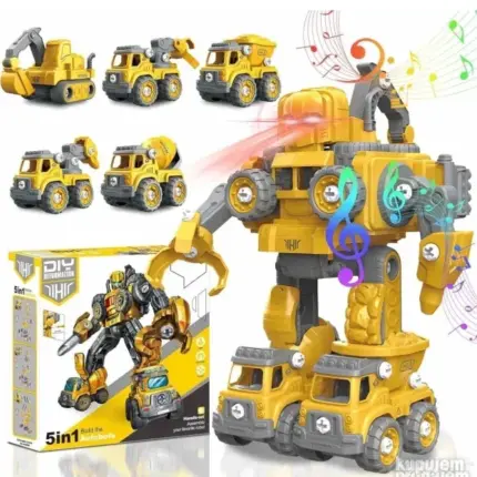 5u1 Transformers Robot na Daljinski Upravljač | Edukativna Igračka