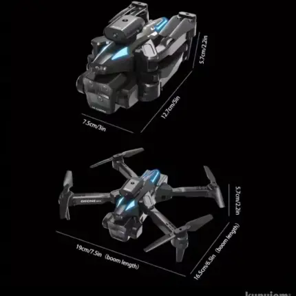 Dron C10 GPS 8K HD sa 3 kamere | Optički Flow Izbegavanje