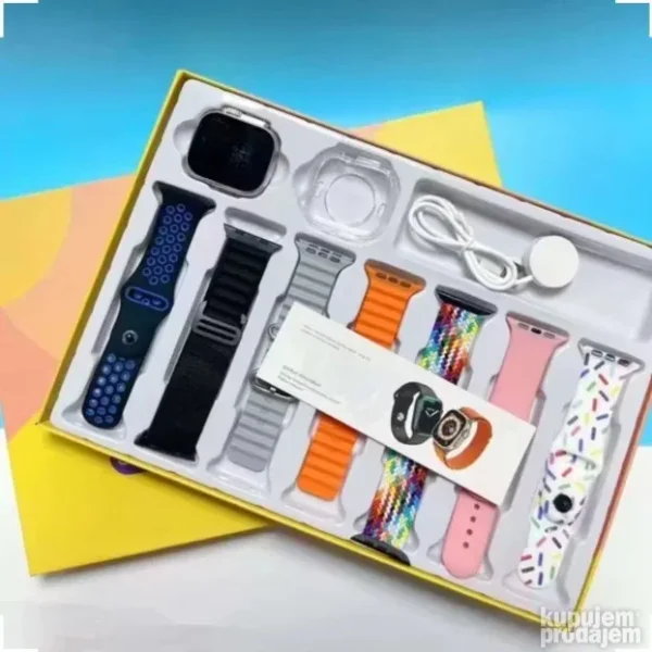 Pametni sat Ultra 16, 8 kaiševa + torbica