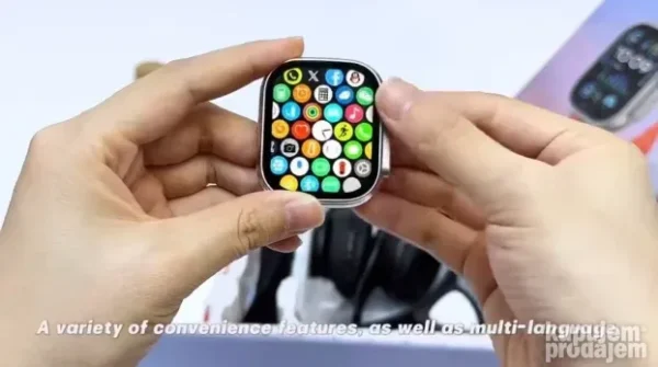 Smartwatch + slušalice i 6 narukvica – Lux Shop