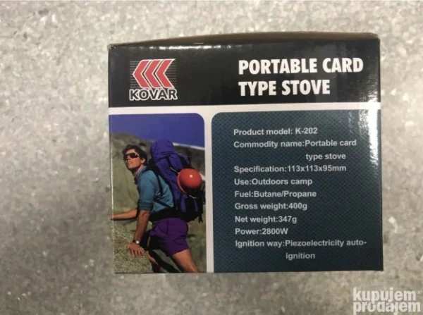 Prenosni Plinski Rešo Gorionik za Kampovanje | Sklopiv