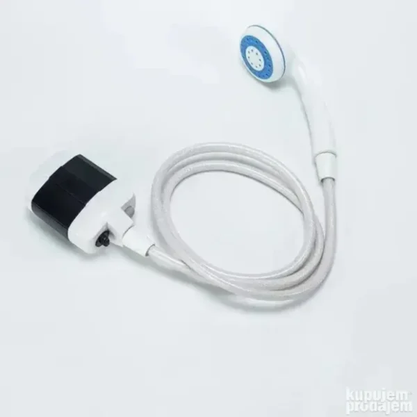 Prenosni tuš na baterije – Kamp tuš sa pumpom USB
