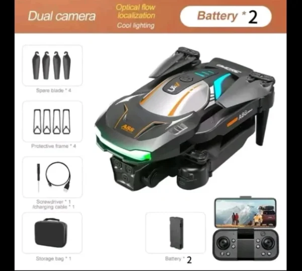 Dron A88 sa Dve 4K HD Kamere i 2 Baterije – 30 Min Leta