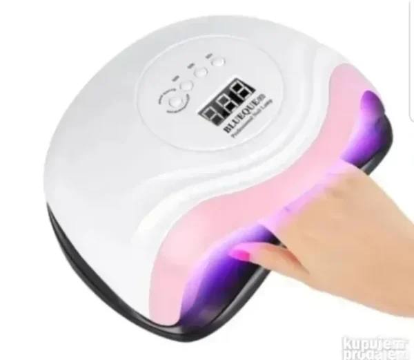 Profesionalna UV LED Lampa za Nokte BQ V7 168W - Senzor i Displej