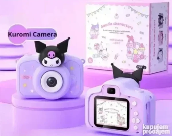 Kuromi Dečiji Digitalni Fotoaparat Sanmario | 2 inča LCD