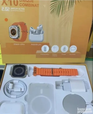 X10 Set: Pametni sat, slušalice, punjač