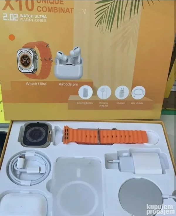 X10 Set: Pametni sat, slušalice, punjač