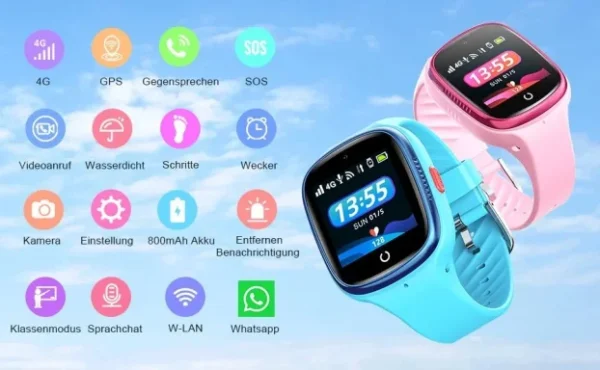 Pametni sat za decu 4G SIM GPS WiFi video poziv