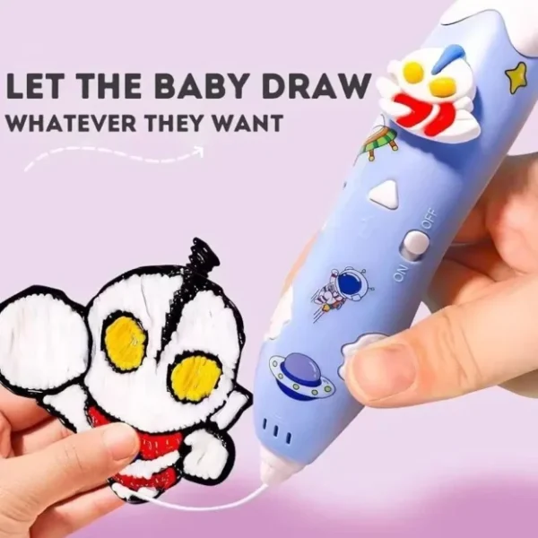 3D Olovka za modelovanje i slikanje | Edukativni set za decu