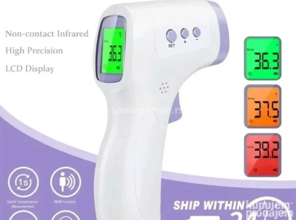 Daljinski Bezkontaktni Toplomer 2u1 – Merenje Temperature Tela i Objekata