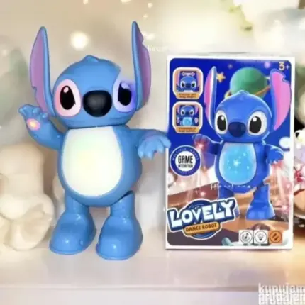 Interaktivni Plišani Robot Stitch - Pleše, Svetli i Priča