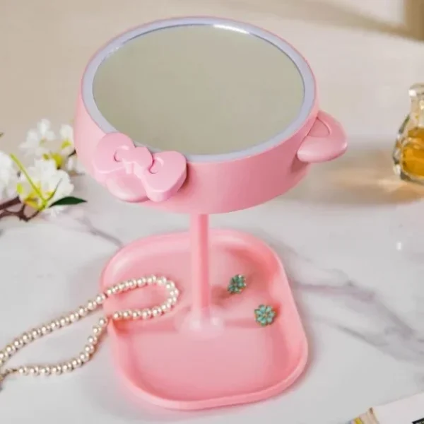 3 u 1 LED Ogledalo za Šminkanje - Organizator i Mačka Dizajn Lux