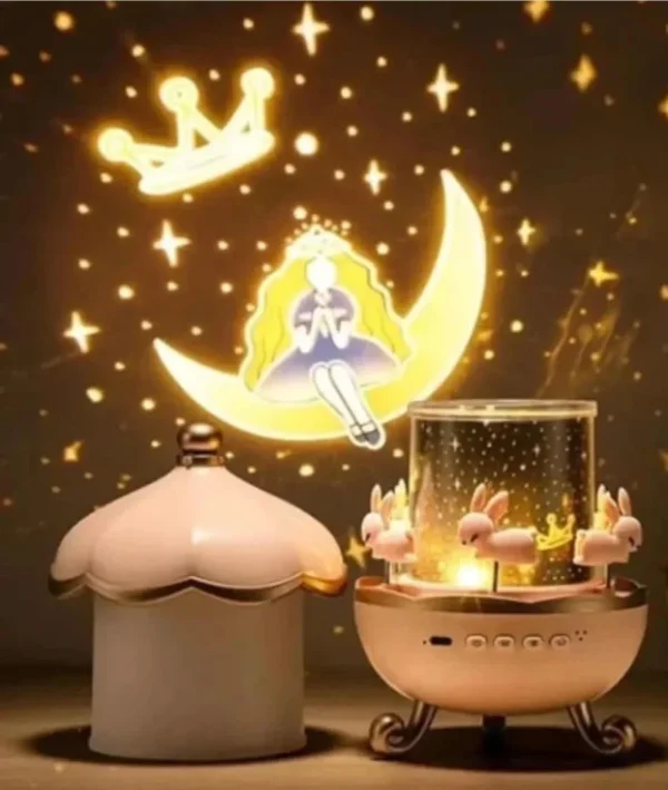 Čarobni Muzički Rotacioni Projektor Zeka Vrteška za Bebe