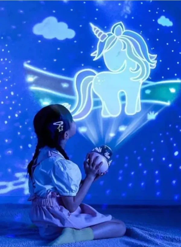 Čarobni Muzički Rotacioni Projektor Zeka Vrteška za Bebe