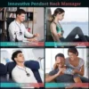 Bežični Električni Pulsirajući Masažer za Vrat sa Grejanjem