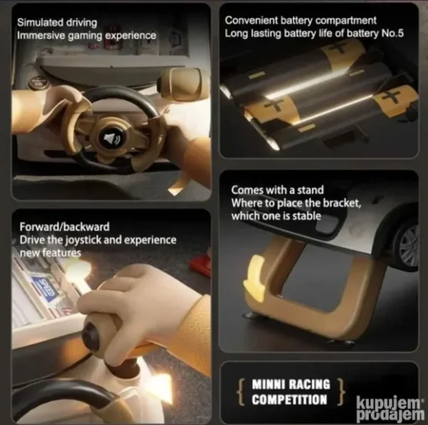 Volan Simulator Trkačka Staza za Decu – Auto Avantura i Učenje