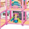 Lux Vila Kuća za Barbie Lutke na 3 Sprata | 12 Soba + Nameštaj