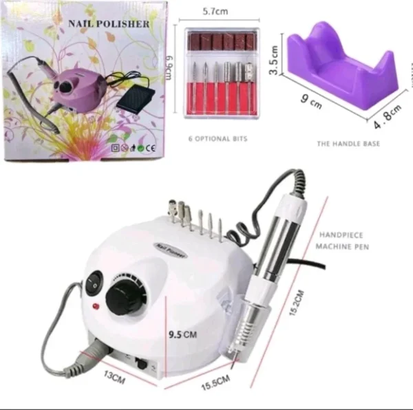 Profesionalna Električna Turpija za Nokte DM 202, 30W/25000 RPM