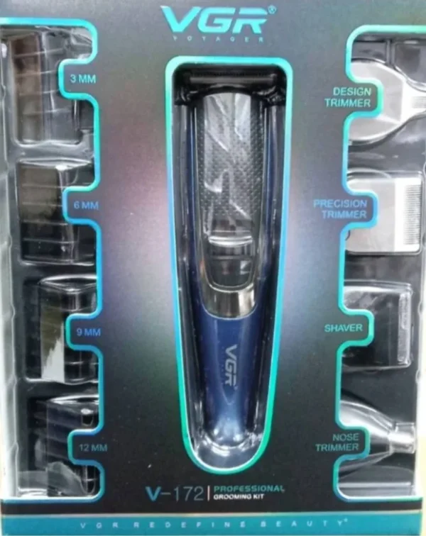 VGR V-172 Pro Trimer 5u1 – Mašinica za Šišanje, Bradu, Nos