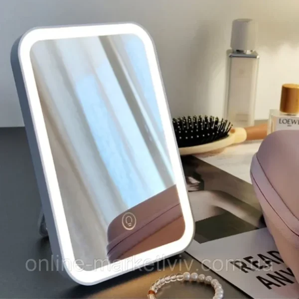 Kozmetički organizator sa LED ogledalom | Lux Shop