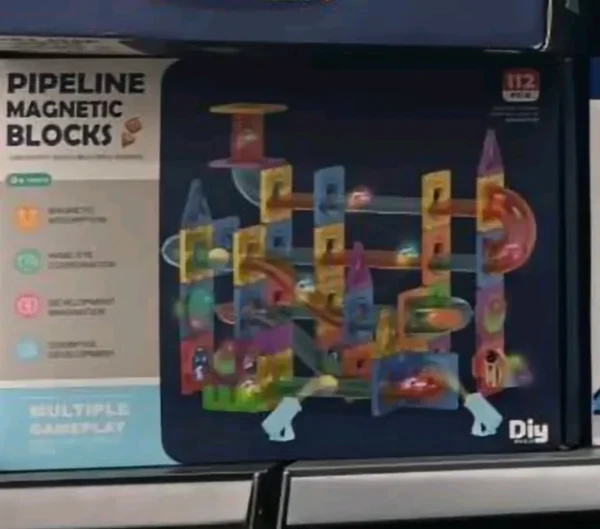 Magnetne Kocke 112 Delova | Razvojna Igračka za Decu