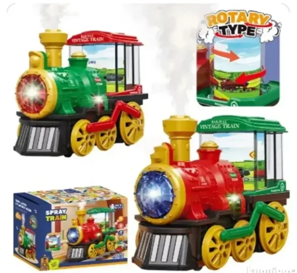 Vozić Lokomotiva na Paru (Steam), Svetlost i Zvuk - Dečija Igračka