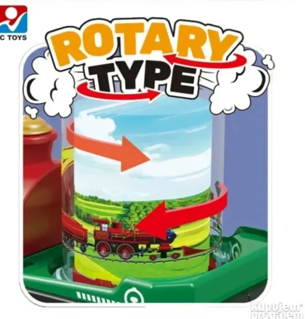 Vozić Lokomotiva na Paru (Steam), Svetlost i Zvuk - Dečija Igračka