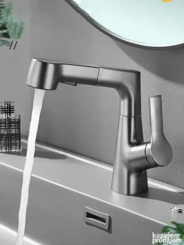 Slavina za Sudoperu sa Tušem na Izvlačenje