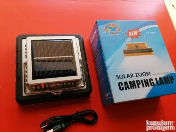 Solarna LED Lampa za Kampovanje | Power Bank | 850lm