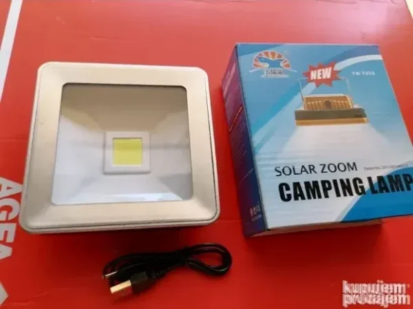 Solarna LED Lampa za Kampovanje | Power Bank | 850lm
