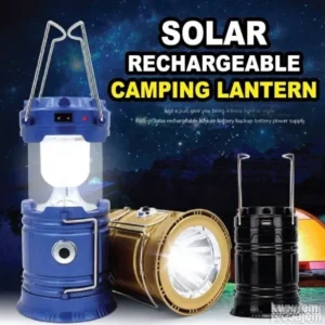 Solarna Lampa Fenjer 2u1, Punjiva | Za Kamp i Prirodu
