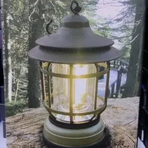 Kamperska Punjiva Lampa Fenjer 2kom – Retro, IPX4, USB-C