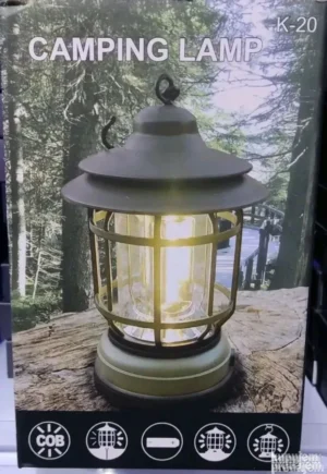 Kamperska Punjiva Lampa Fenjer 2kom – Retro, IPX4, USB-C