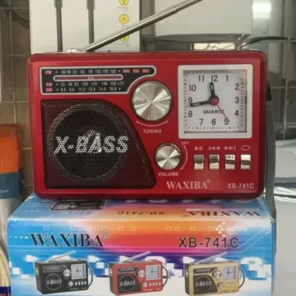 Radio prijemnik Vakiba KSB-741C | Bluetooth USB MP3 Sat Lampa