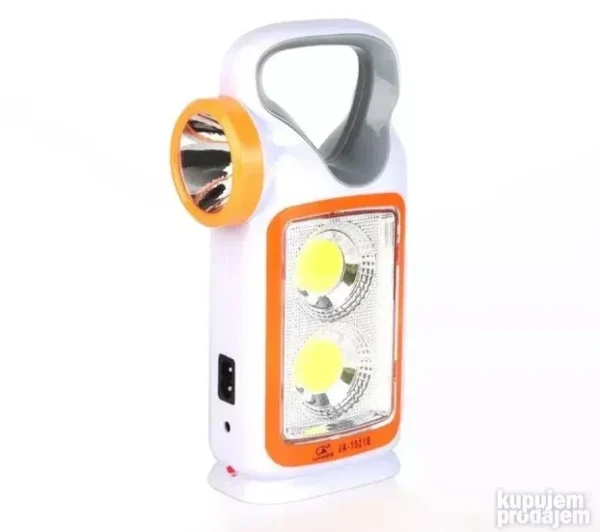 Solarna LED Lampa 1W+3W COB, USB, 800mAh Zelena