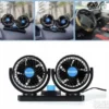 Dupli ventilator za auto, kombi, kamion 12V/24V sa 2 brzine