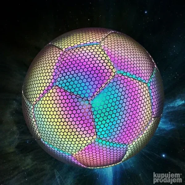 Hologramska Svetleća Fudbalska Lopta | Za Igru Danju i Noću