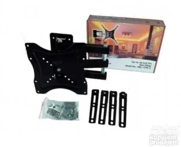 Zidni Nosač za TV sa 3 Zgloba | 14"-55" | Lux Shop