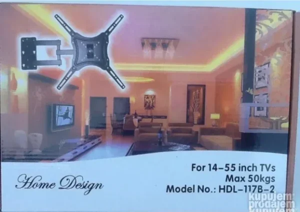 Zidni Nosač za TV sa 3 Zgloba | 14"-55" | Lux Shop