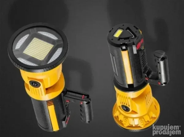Punjiva Velika LED lampa 18650 High Lumen sa postoljem
